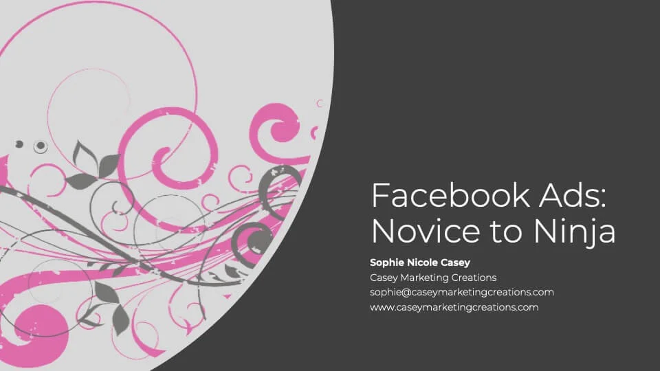 Facebook Ads Novice to Ninja